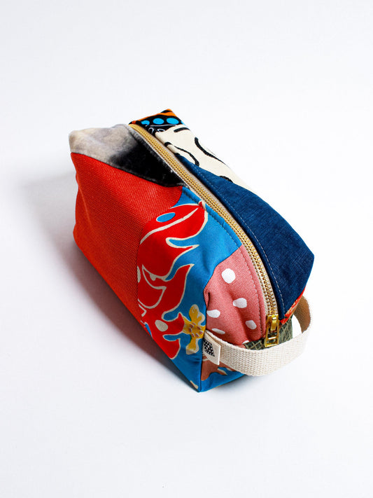 Patchwork Toiletry Pouch - Les Textiles Vagabonds - Berte