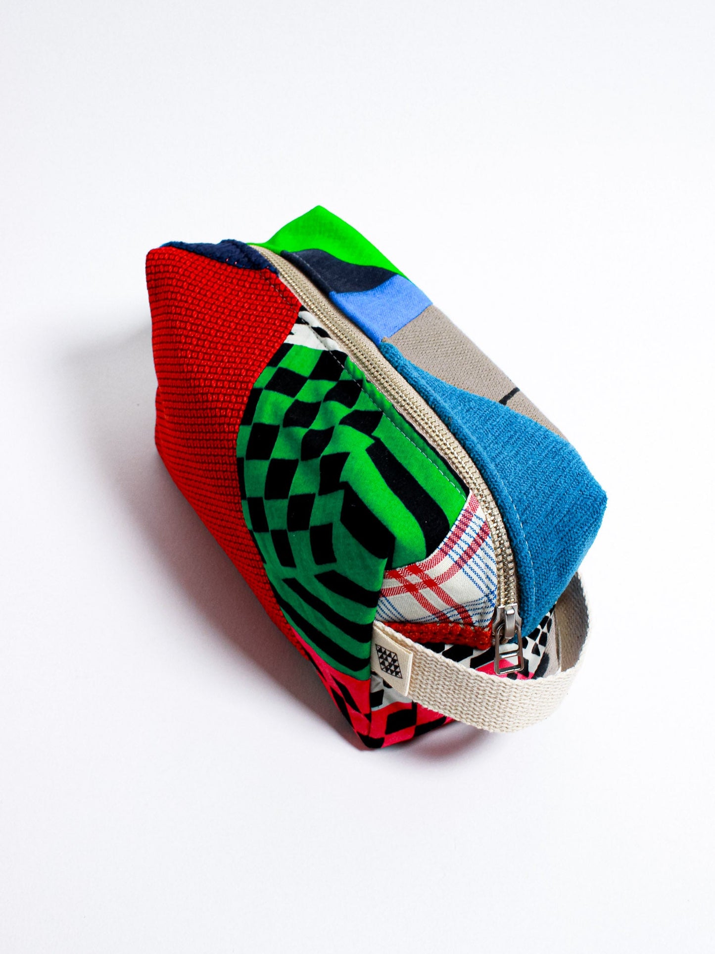 Patchwork Toiletry Pouch - Les Textiles Vagabonds - Berte