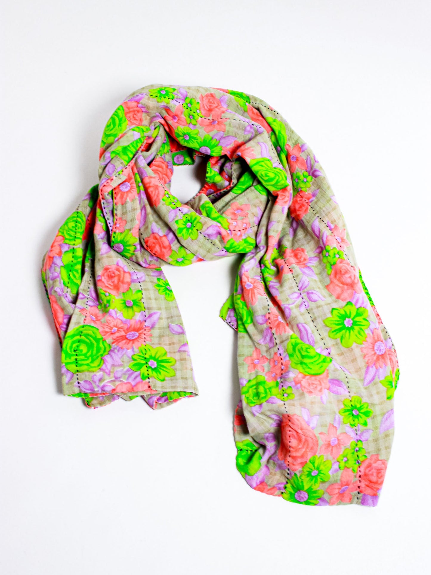 Kantha Straight Scarf - Anchal Project - Berte