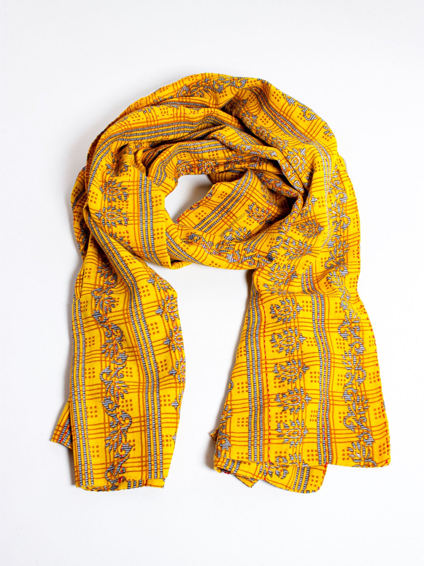 Kantha Straight Scarf - Anchal Project - Berte