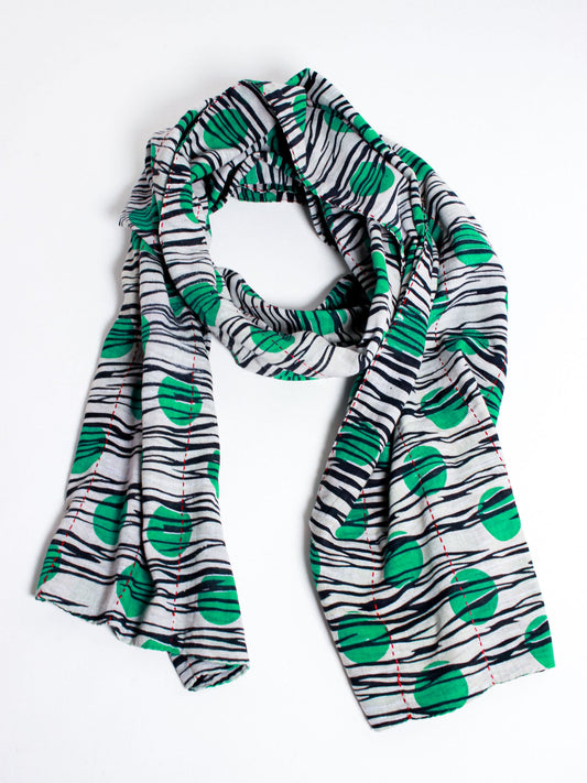 Kantha Straight Scarf - Anchal Project - Berte