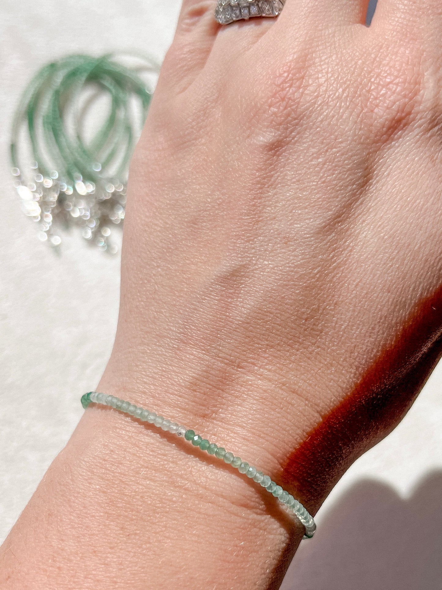 Crystal Birthstone Bracelet | Sterling Silver