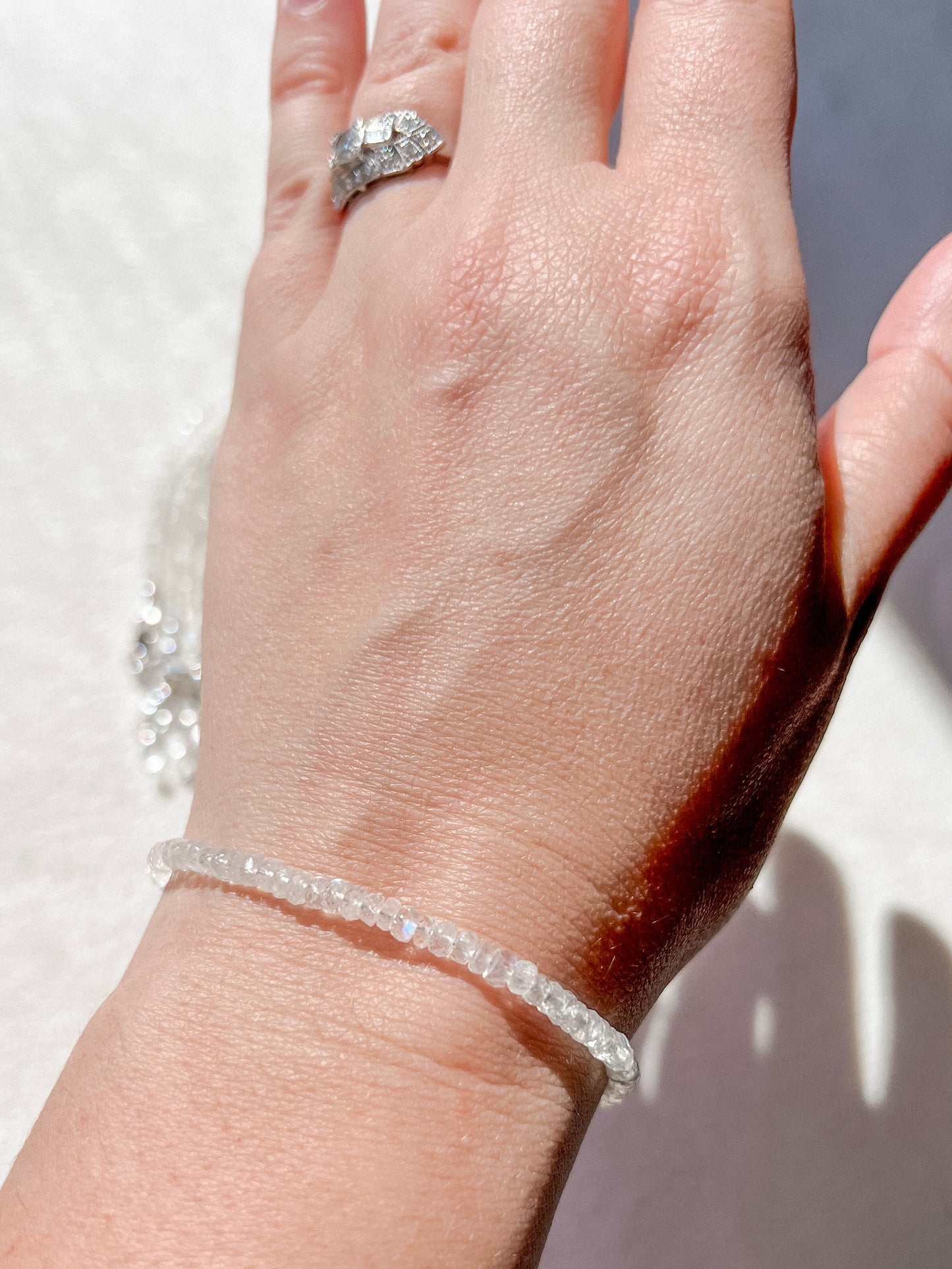 Crystal Birthstone Bracelet | Sterling Silver