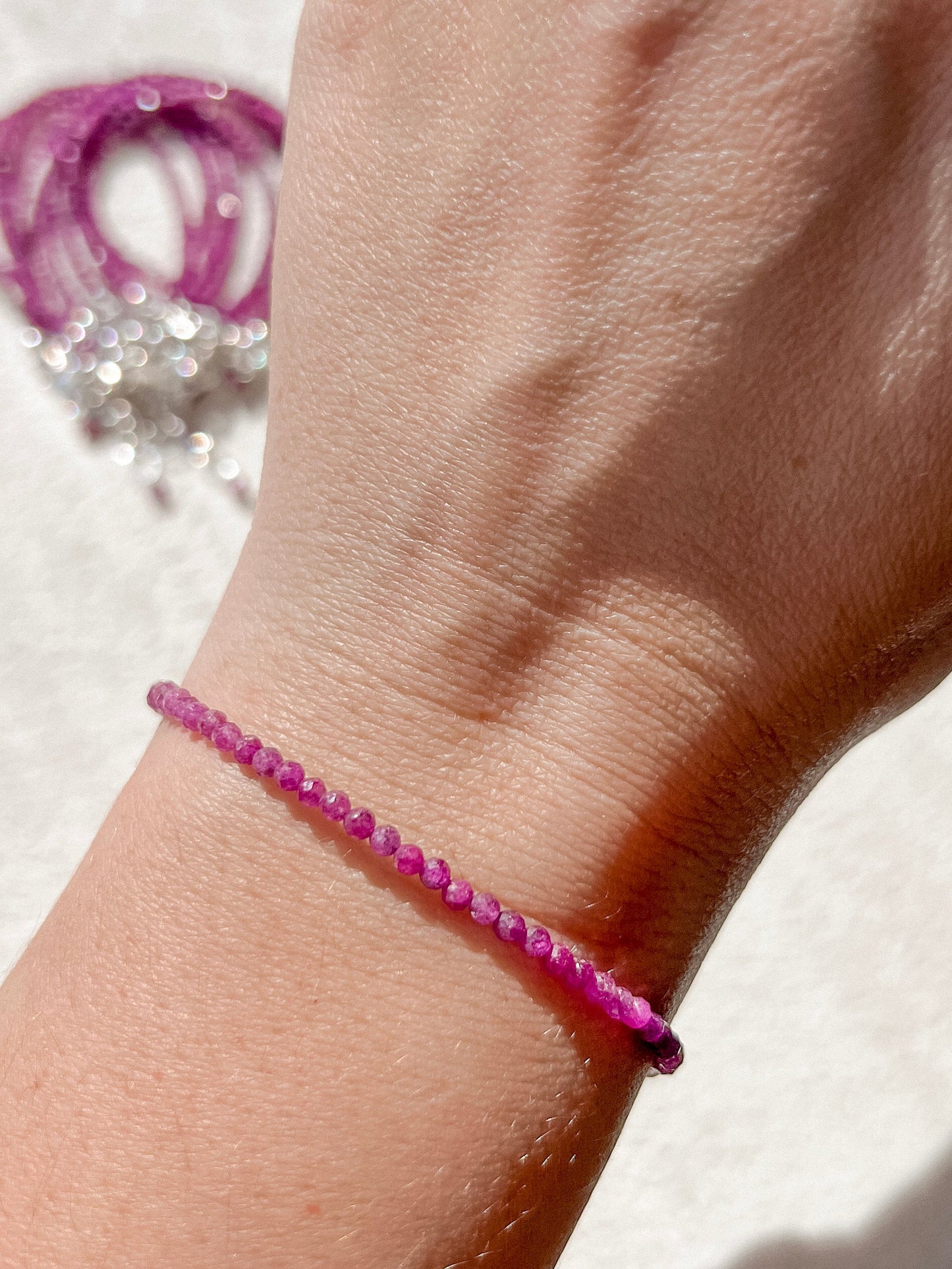 Crystal Birthstone Bracelet | Sterling Silver