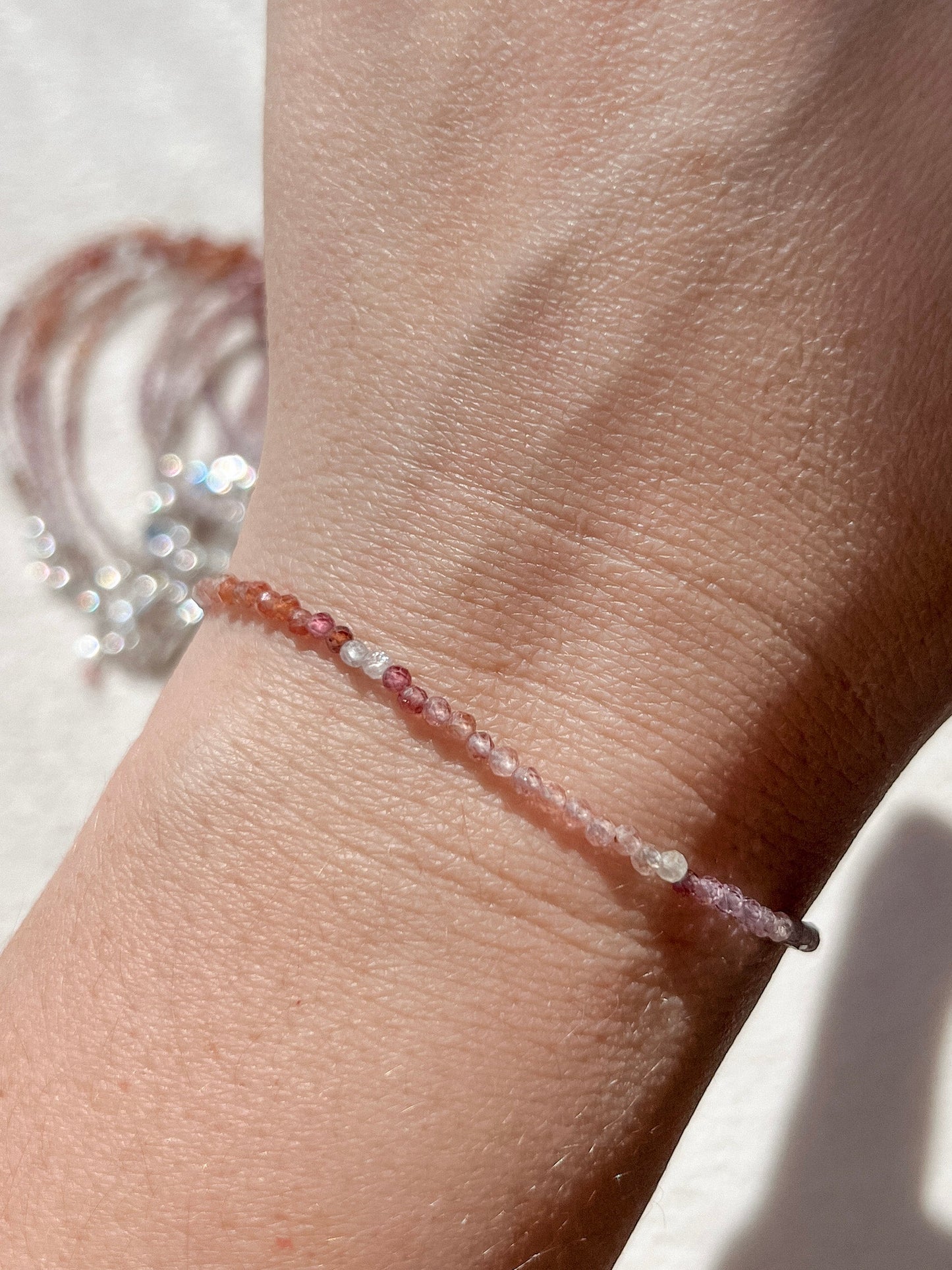 Crystal Birthstone Bracelet | Sterling Silver