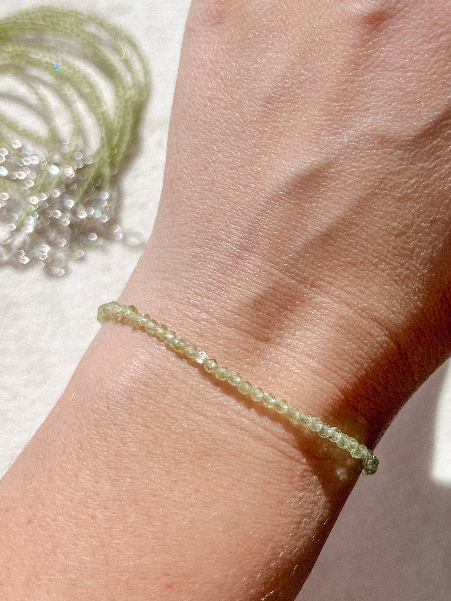 Crystal Birthstone Bracelet | Sterling Silver