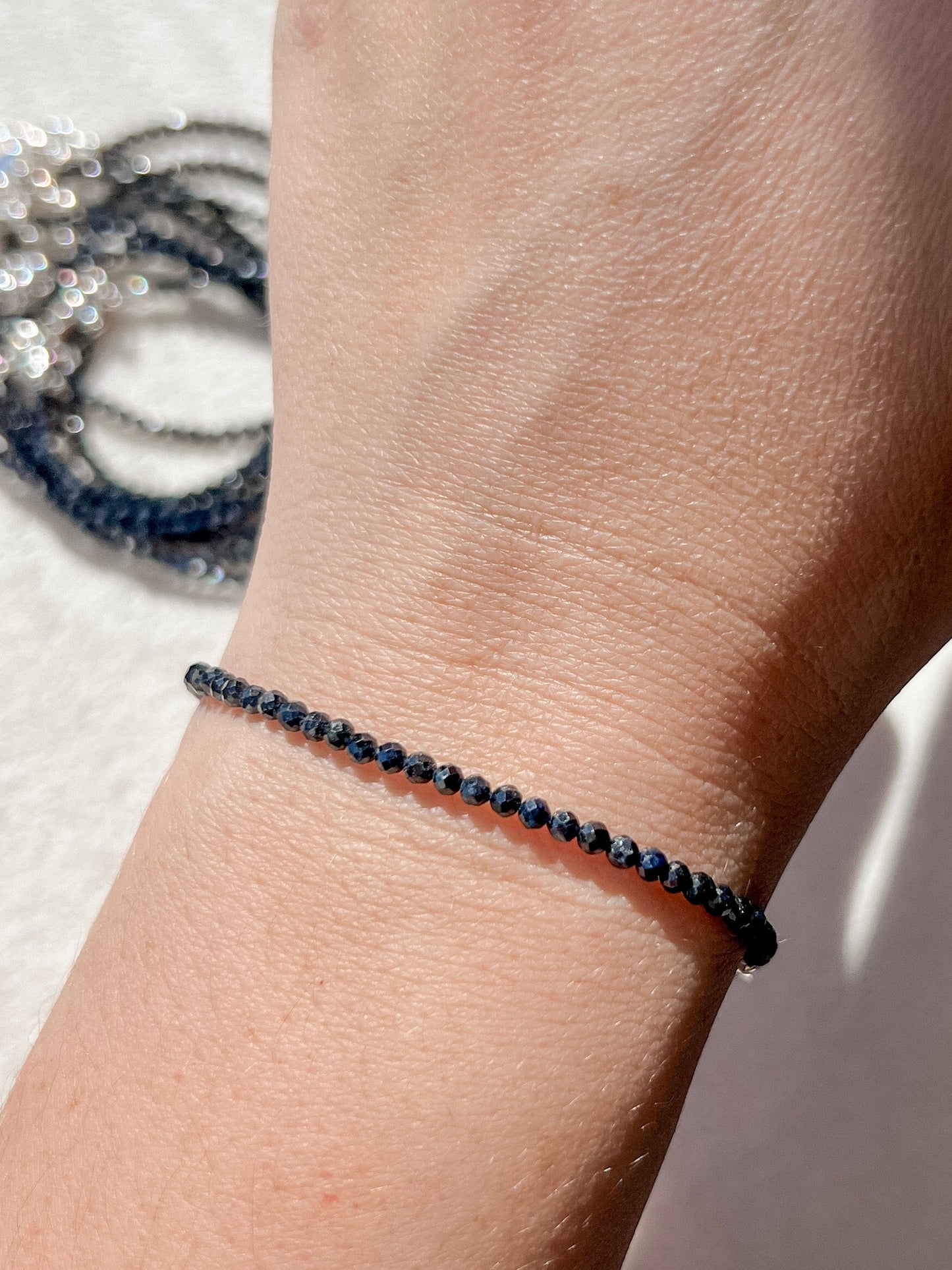 Crystal Birthstone Bracelet | Sterling Silver