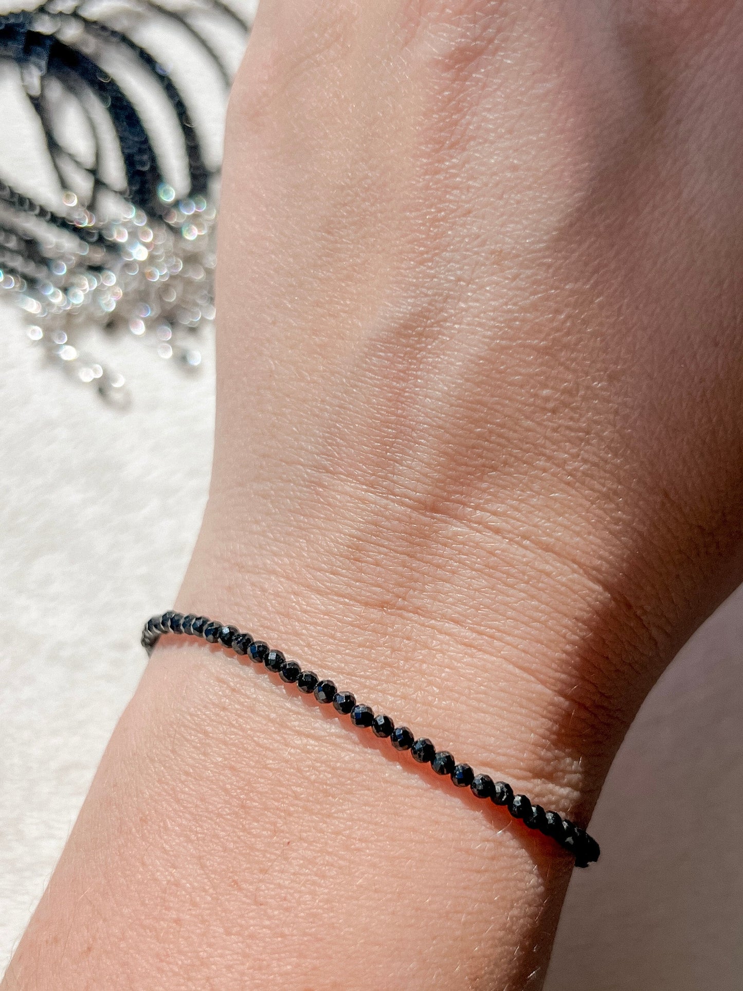 Crystal Birthstone Bracelet | Sterling Silver