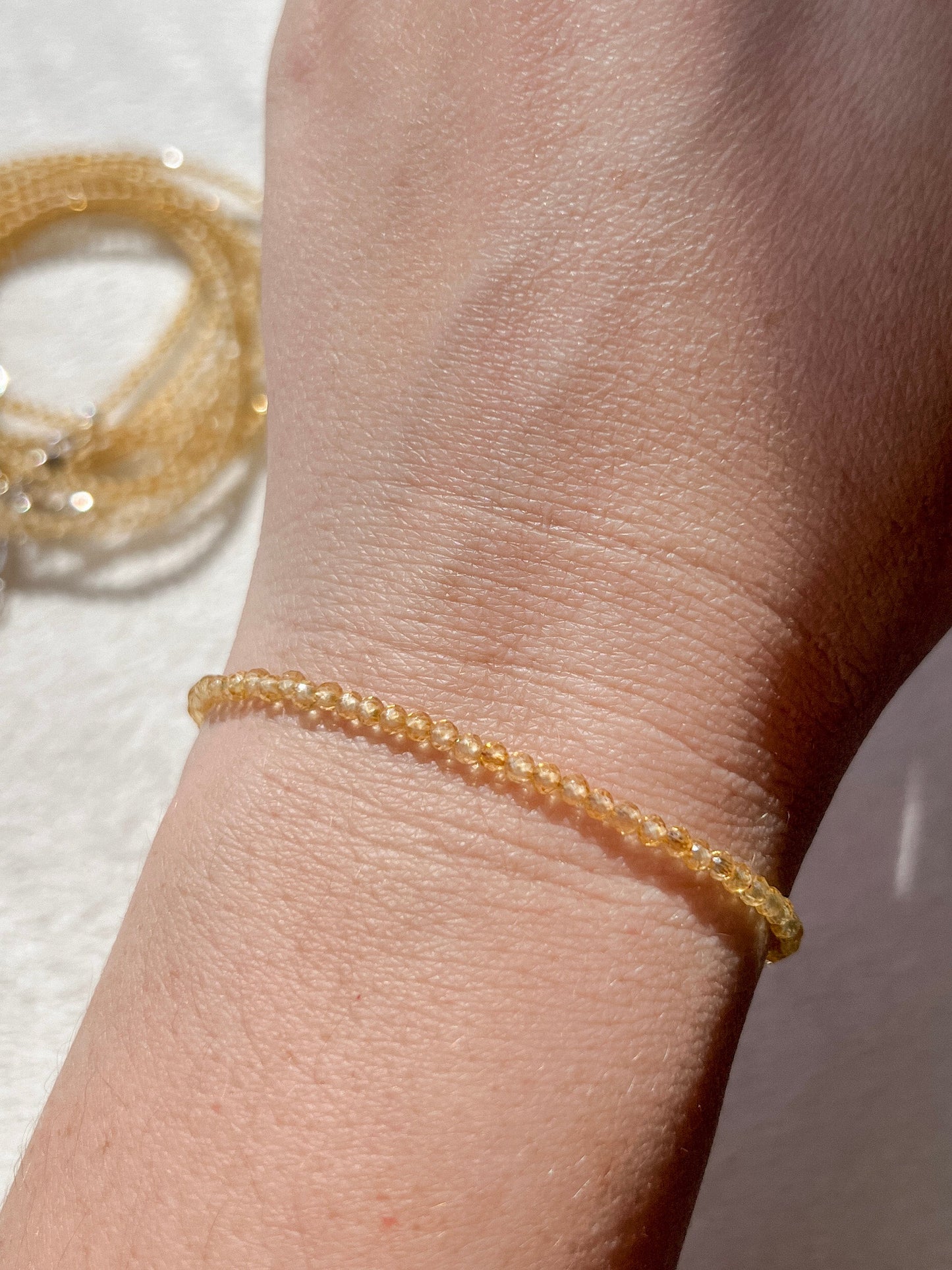 Crystal Birthstone Bracelet | Sterling Silver