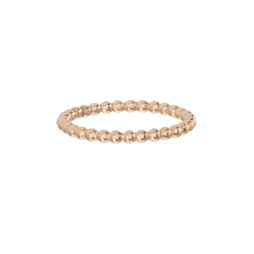 Classic Gold Bead Ring 2mm