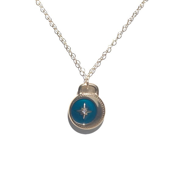 Mineral and Matter Pulsar Coin Necklace