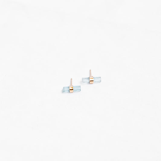 Aquamarine Studs