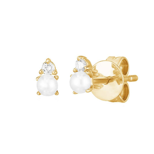 Mineral and Matter Eclipse Pearl Earrings