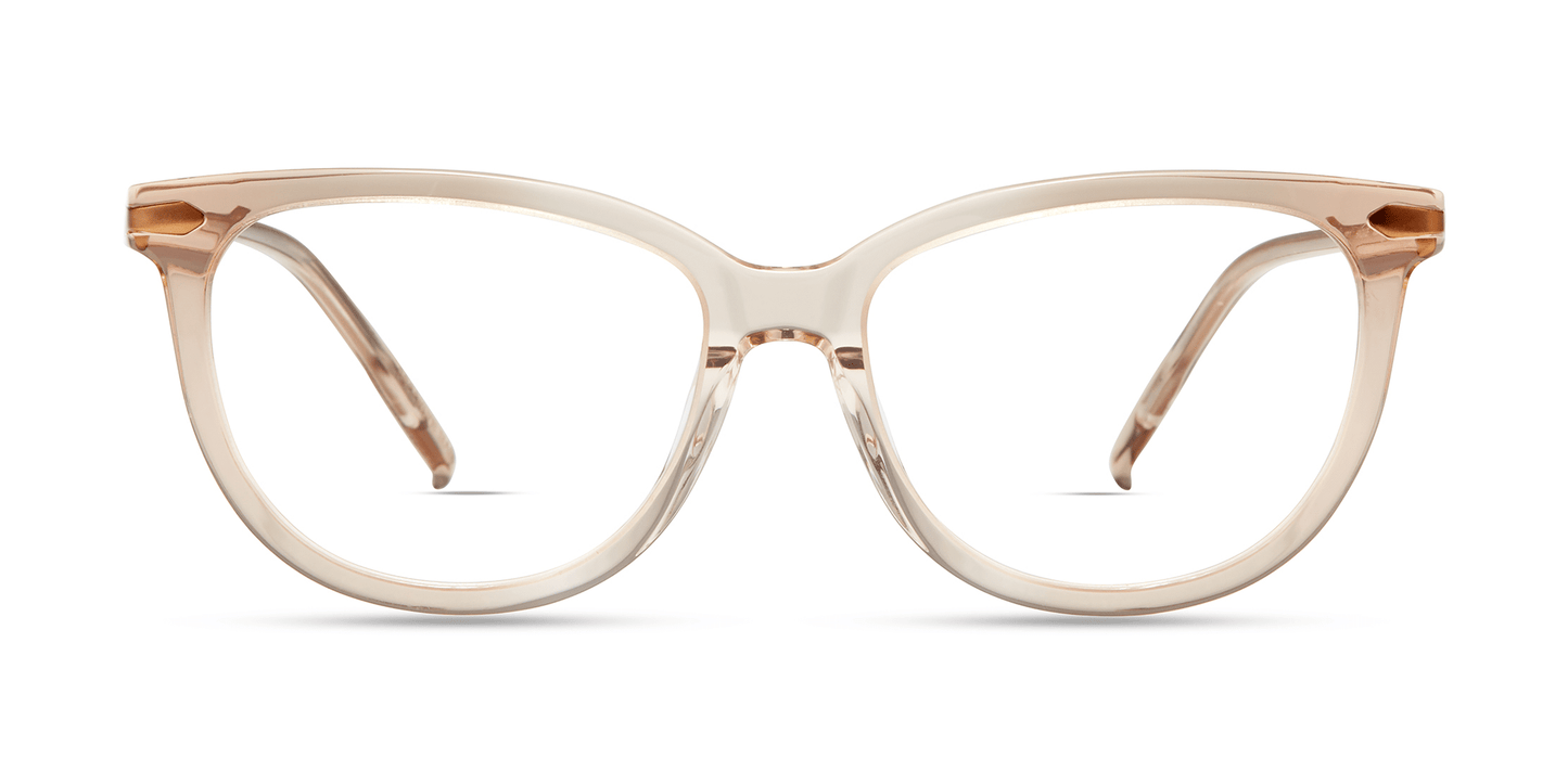 modo fulton brooklyn made handmade optical prescription eyewear glasses classic cat eye modern contemporary acetate plastic titanium lightweight comfortable durable women ladies female olive green blush nude pink