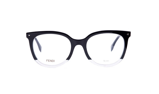 Frames Fendi FF0235 Black, Clear, D Frame, Fendi, Frames, Havana, Medium, Plastic, Prescription, Womens