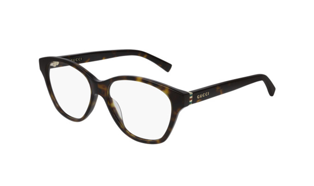 Frames Gucci GG0456O Black, D Frame, Frames, Gucci, Havana, Medium, Plastic, Prescription, Womens