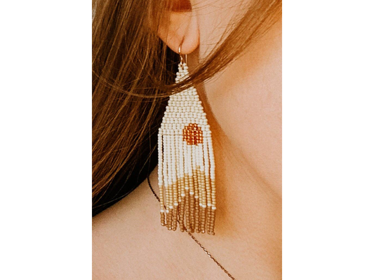 Golden Hills Beaded Earrings