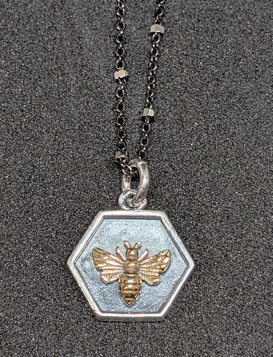 Hex Bee Necklaces