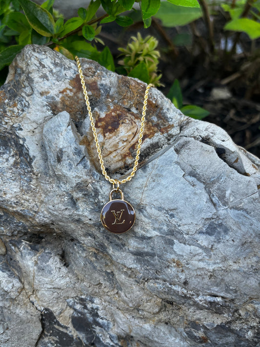 LV Charm Necklace