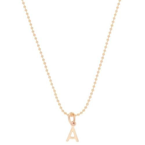 Necklace | 16" Necklace Gold - Respect Gold Charm