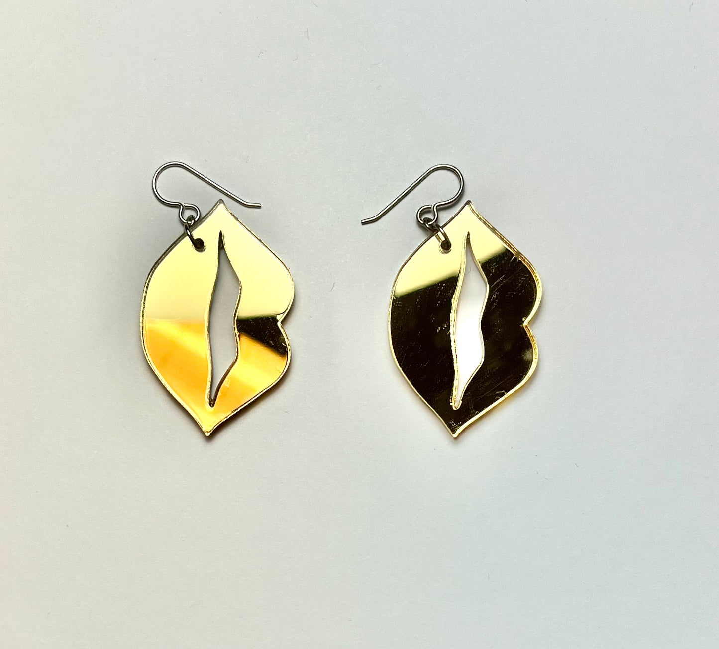 Parted Lips Acrylic Earrings