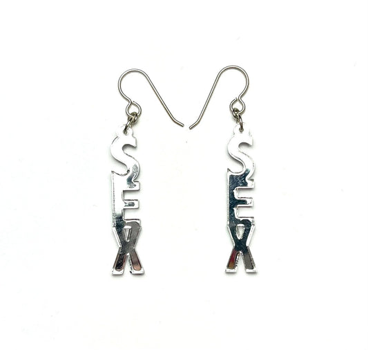 SEX Acrylic Earrings