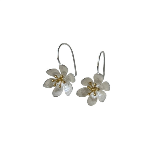 Sterling & Gold Flower