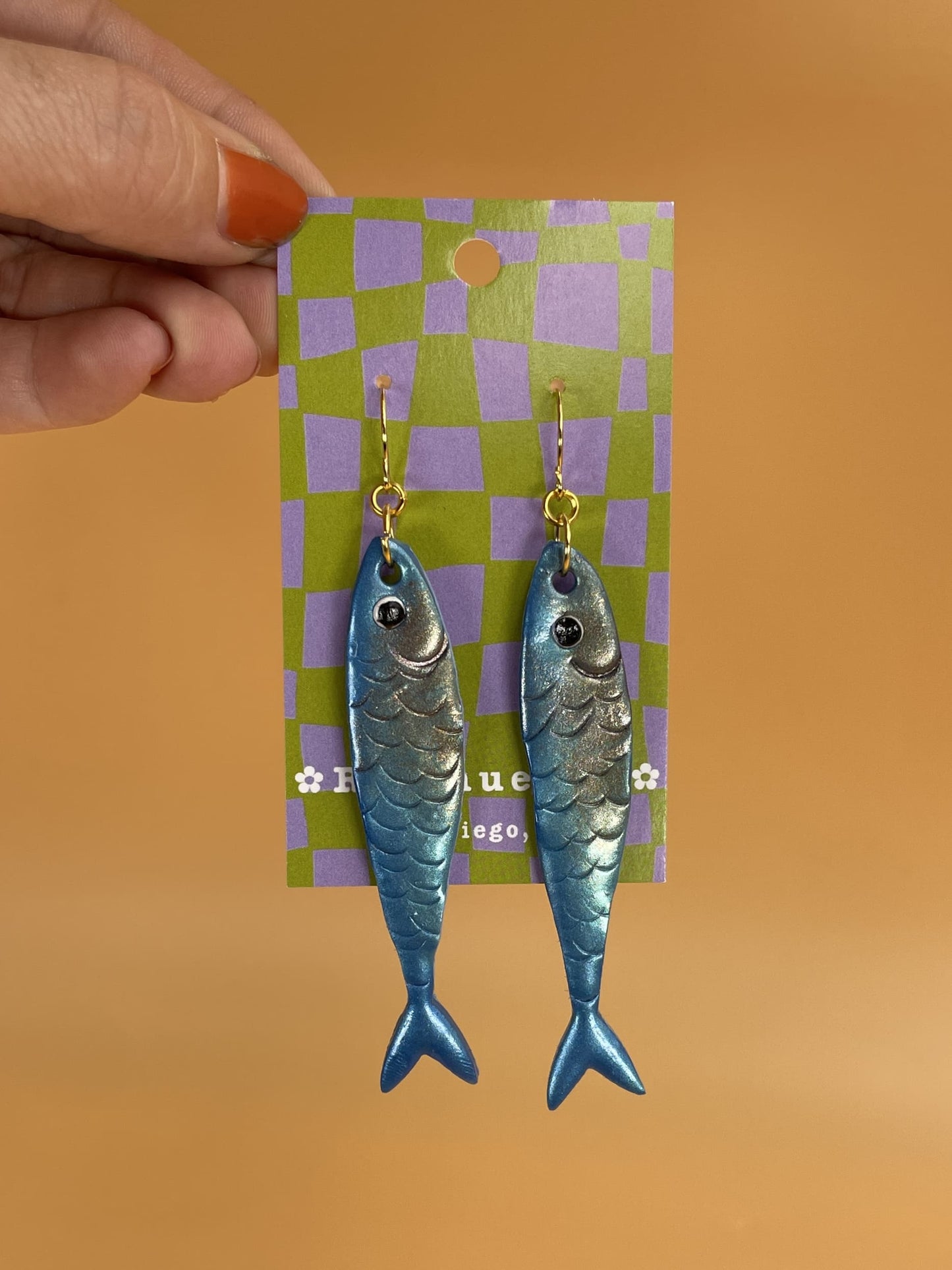 Resinuendo Earring Pair | Sardines