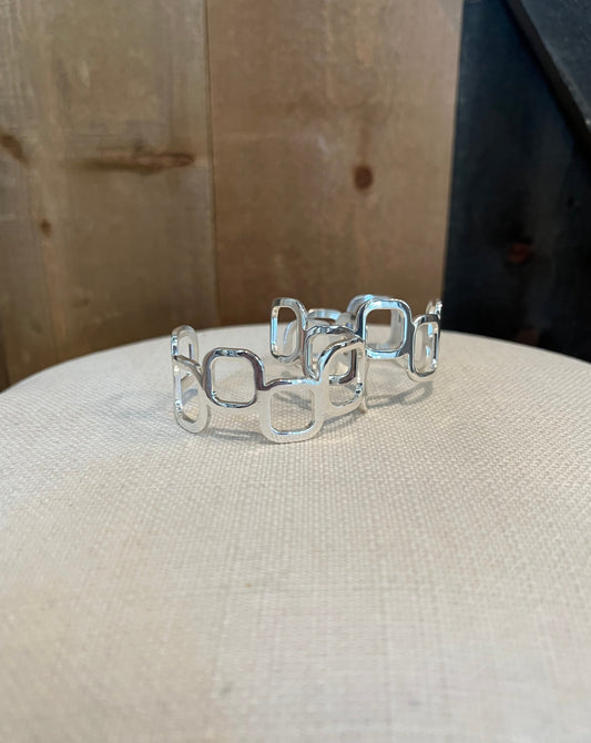 Geometric Square Cuff