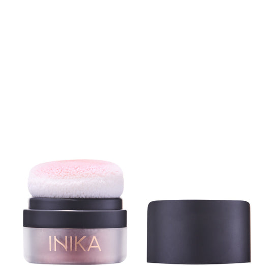 Inika Mineral Blush Puff Pot Rosy Glow 3g