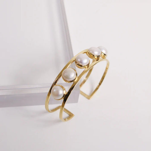 Bracelet-JordanCuff Bracelet-Pearl