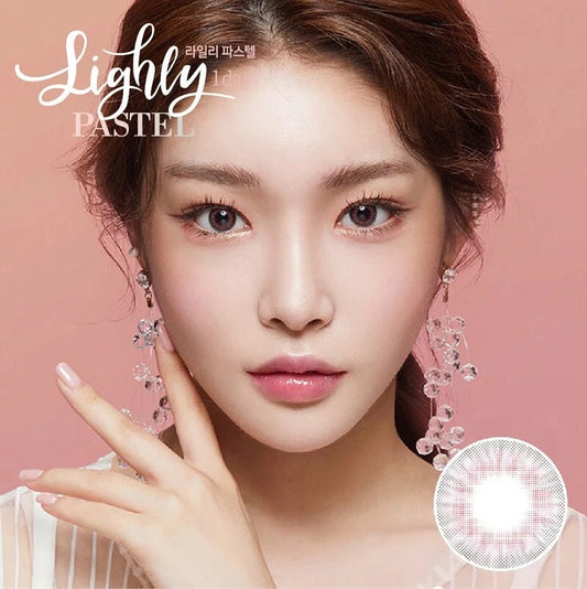 Lenstown Lighly Pastel Pink Contacts 20 Pack
