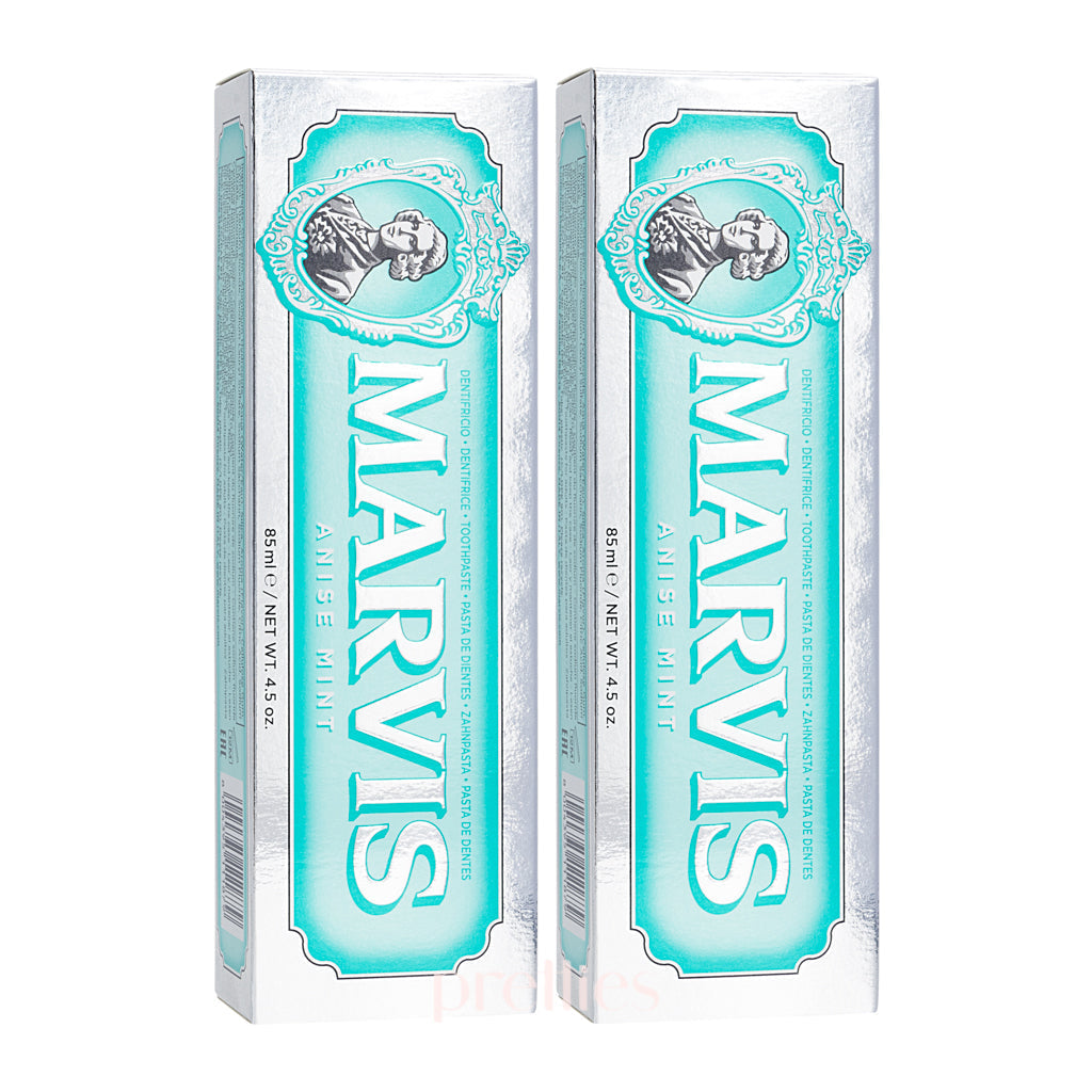 Marvis Anise Mint Toothpaste 85ml x2 (Light Green)