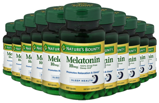 Nature's Bounty Melatonin 10 mg - 60 Quick Dissolve Tabs - 12 Pack