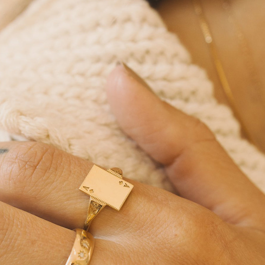 Ace of Spades Ring
