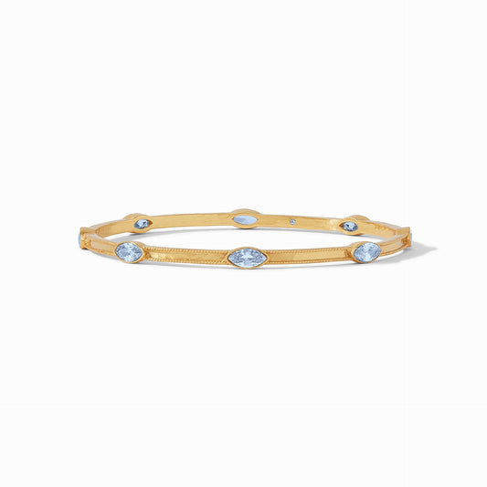 Monaco Bangle Chalcedony Blue (Medium)