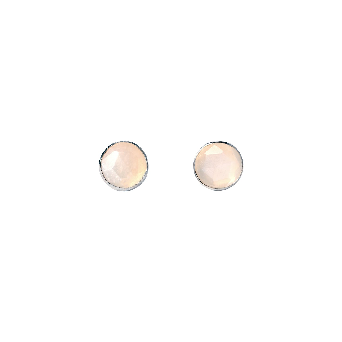 Mineral and Matter Moonstone Medium Size Stud Earrings