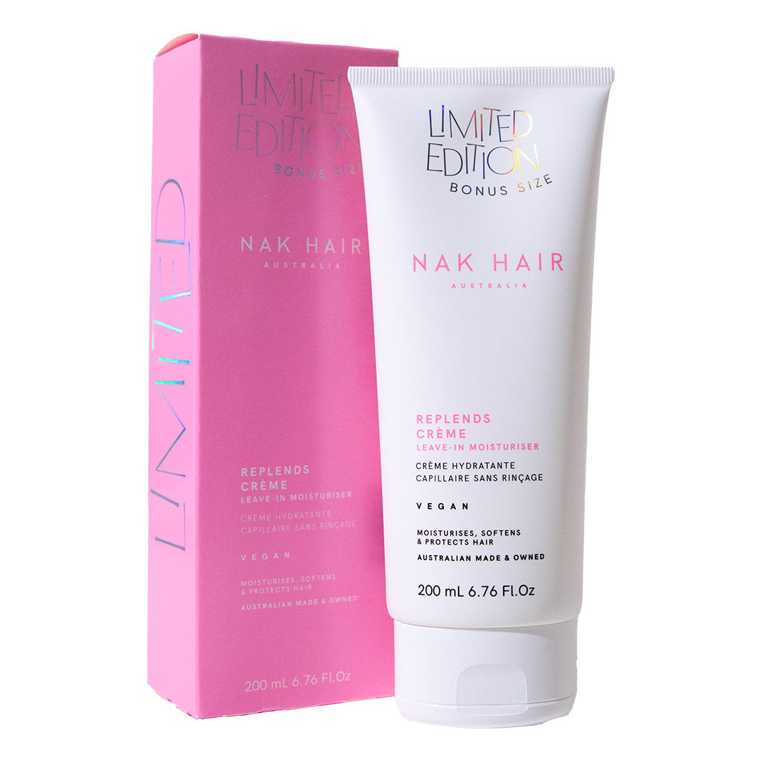 NAK Hair Replends Creme Leave-in Moisturiser 200ml Limited Edition