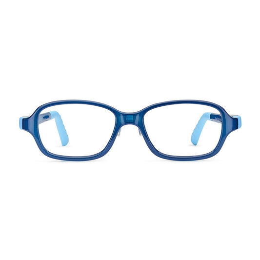 Nano Replay Custom Fit with QIAO Adjustable Bridge Crystal Blue front view