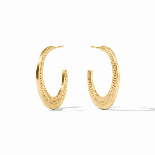 Nassau Crescent Hoop Gold (Medium)