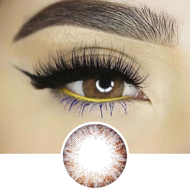Brown Color Contact Lenses - Natsumi