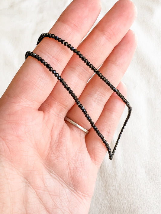 Sterling Silver Crystal Necklace