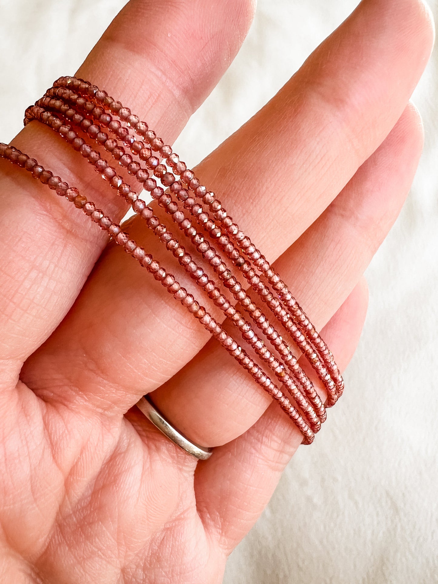 Sterling Silver Crystal Necklace