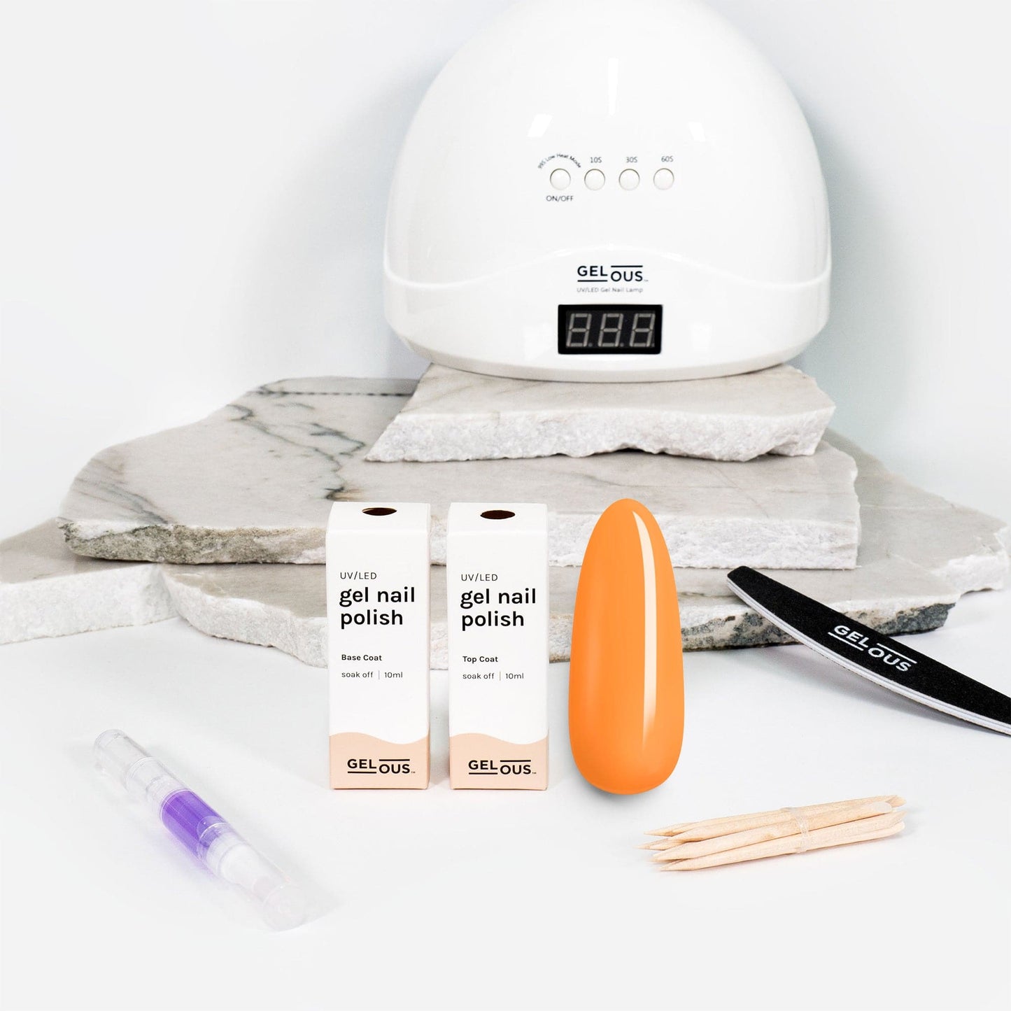 Gelous gel nail polish Bahama Mama Essentials Pack - photographed in New Zealand