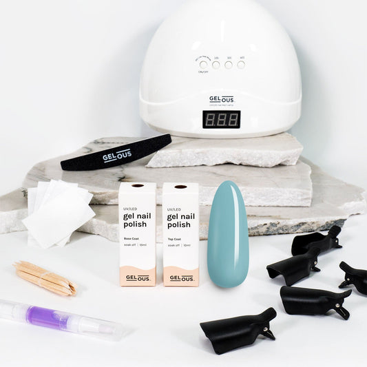 Gelous gel nail polish Duck Duck Goose Starter Pack - photographed in New Zealand