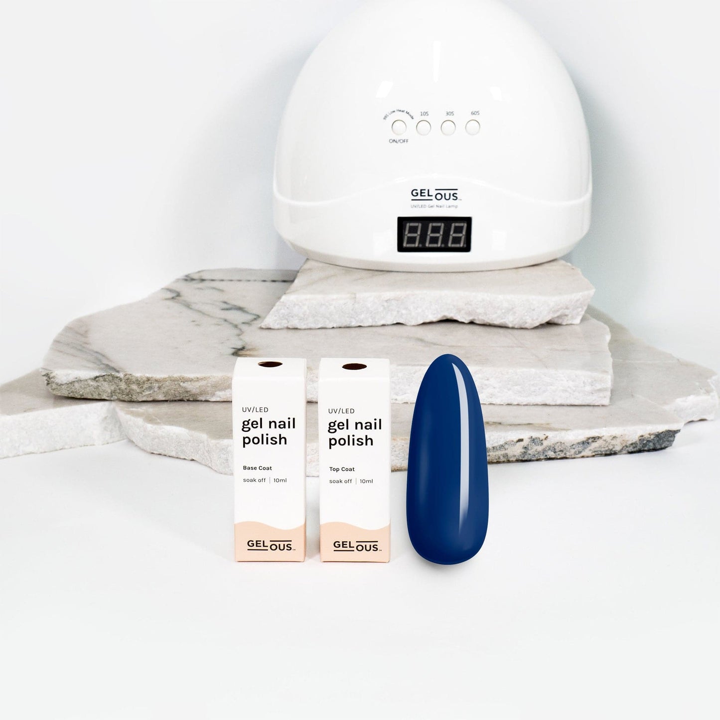 Gelous gel nail polish In the Navy Basic Pack - photographed in New Zealand