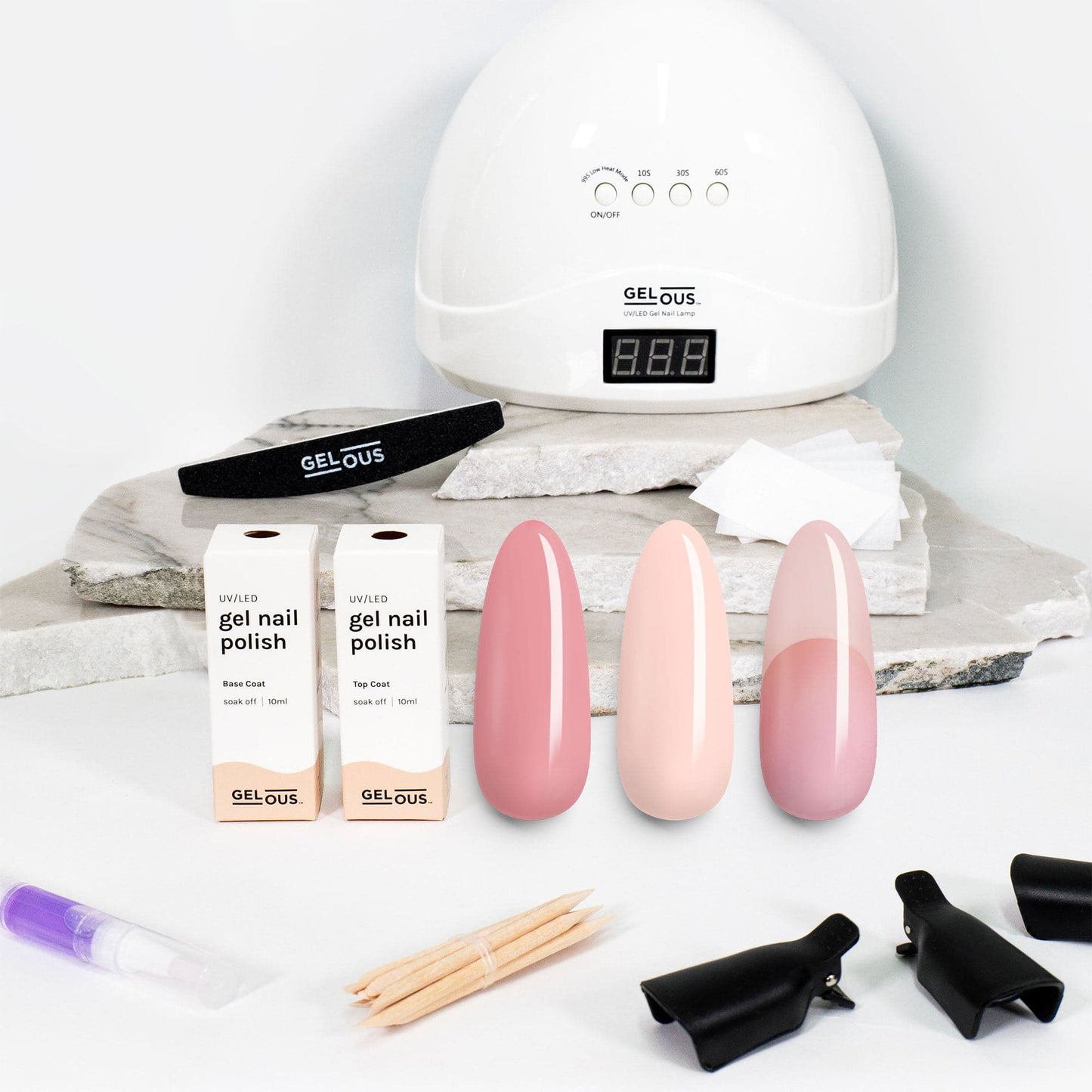 Gelous gel nail polish Just a Kiss Polish Starter Pack - photographed in New Zealand