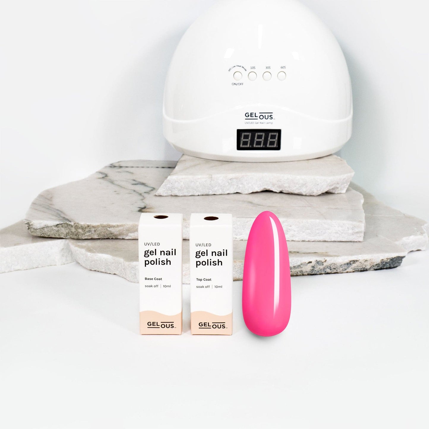 Gelous gel nail polish Neon Barbie Basic Pack - photographed in New Zealand