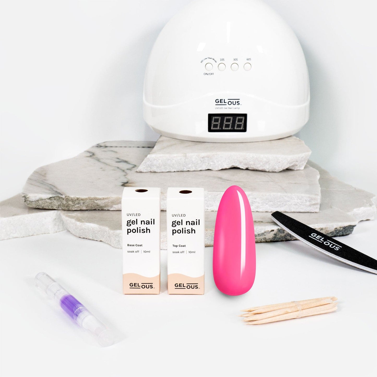 Gelous gel nail polish Neon Barbie Essentials Pack - photographed in New Zealand