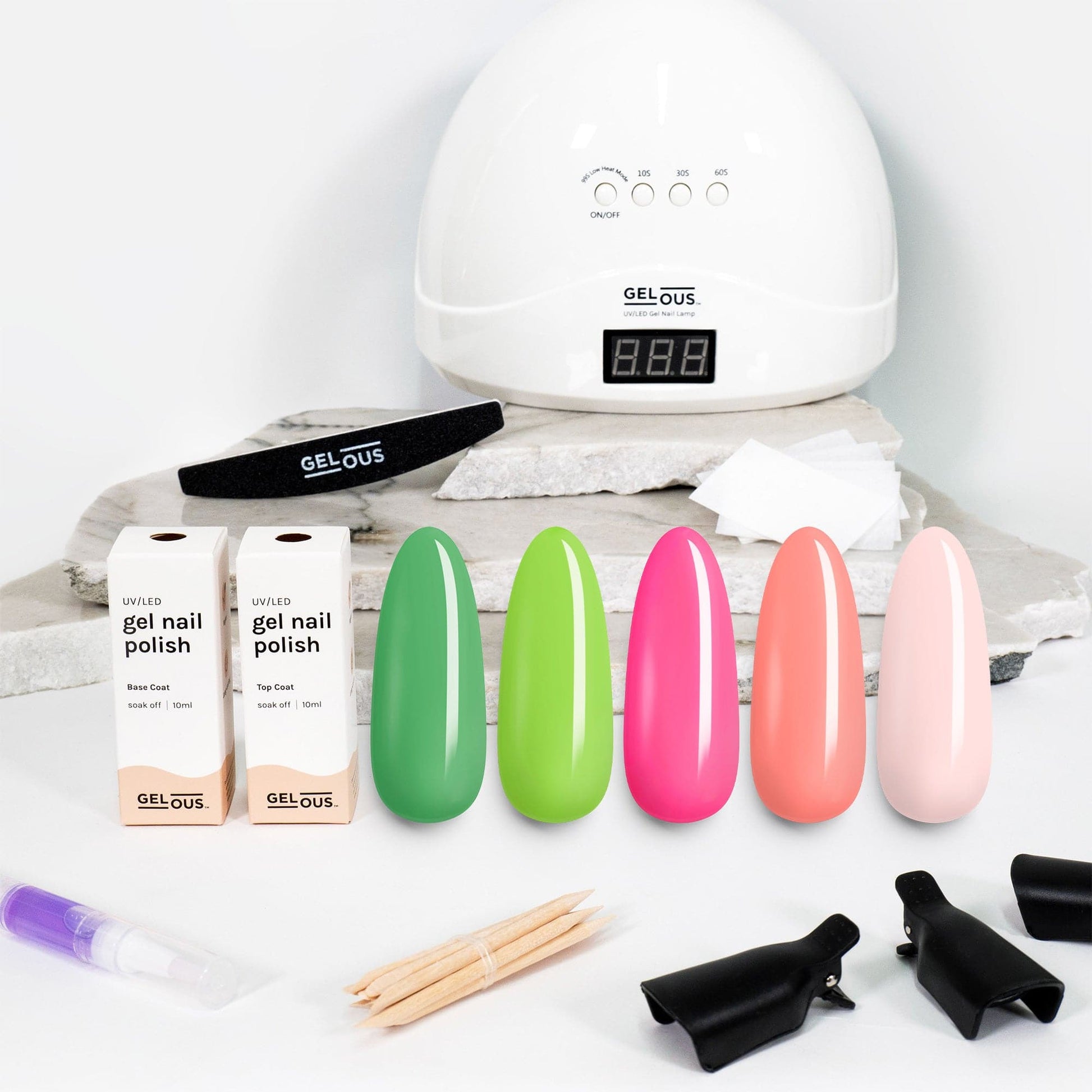 Gelous gel nail polish Secret Garden Polish Starter Pack - photographed in New Zealand